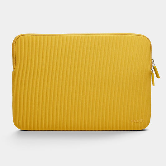 Trunk Ribbed Velvet Sleeve voor MacBook 13-inch - Zonnebloem