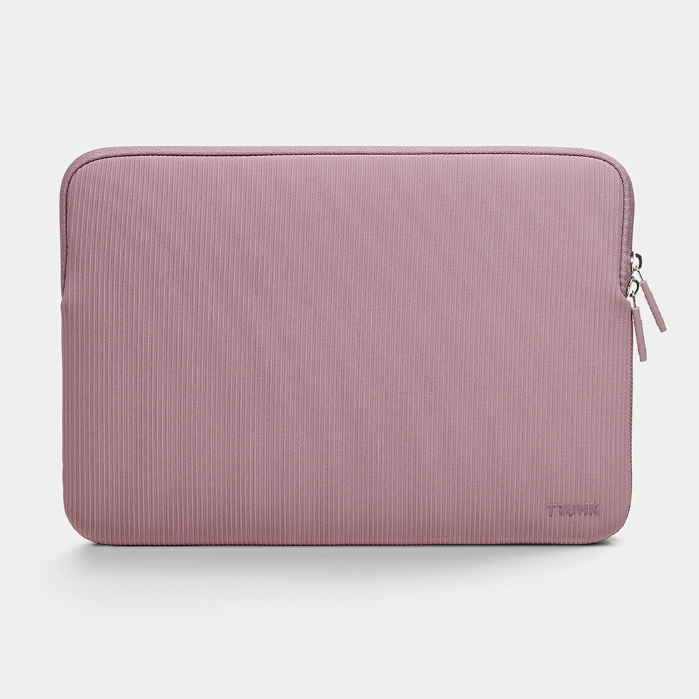 Trunk Housse en velours côtelé pour MacBook 13 pouces - Rose