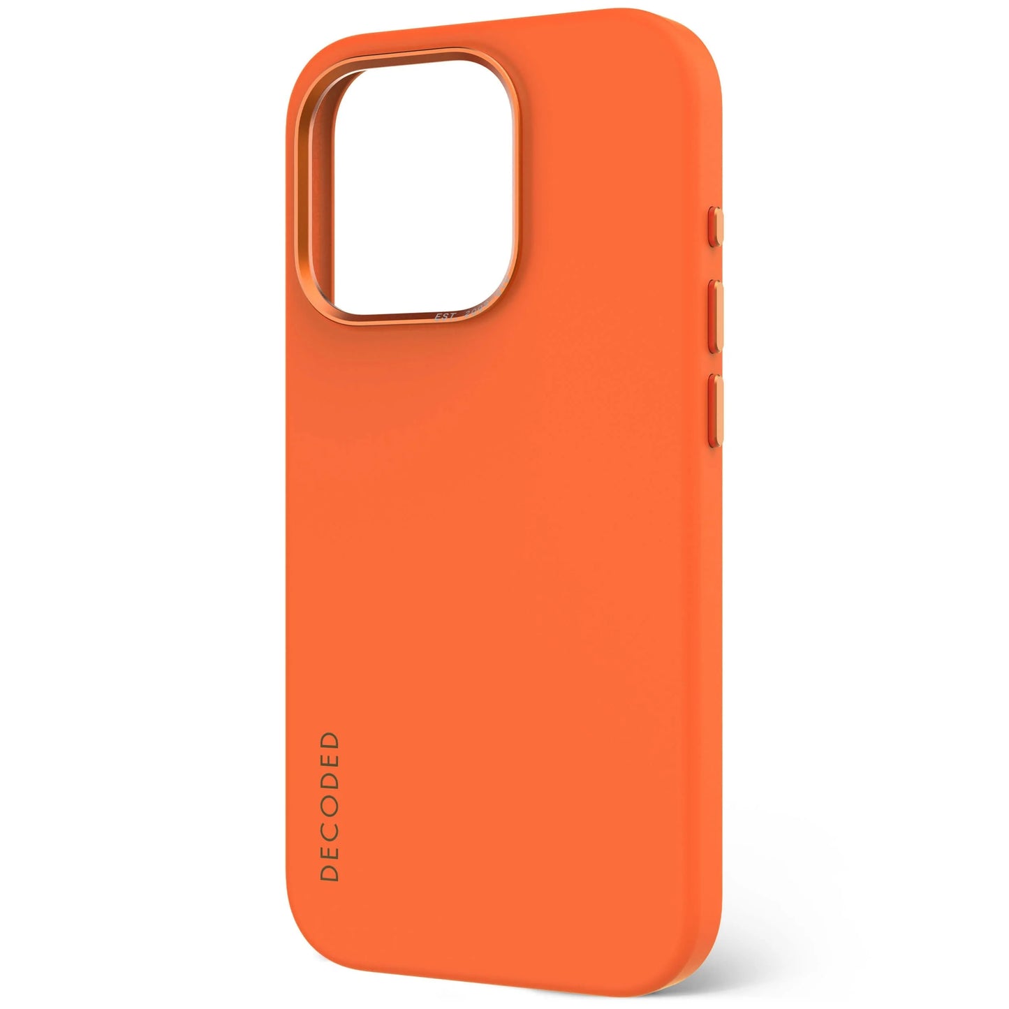 Decoded coque en silicone pour iPhone 15 Pro - Apricot Crush