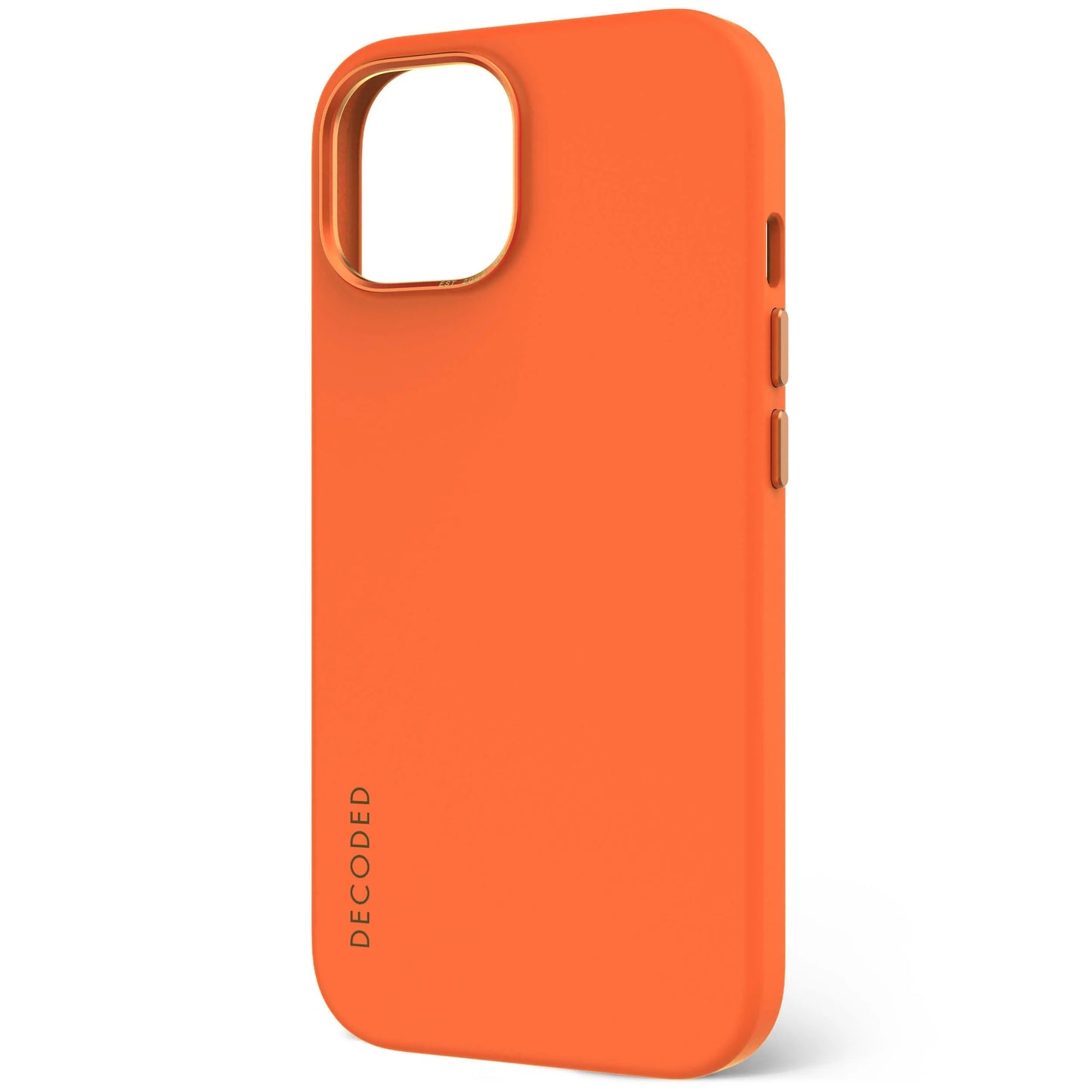 EOL Decoded coque en silicone pour iPhone 15 Plus - Apricot Crush