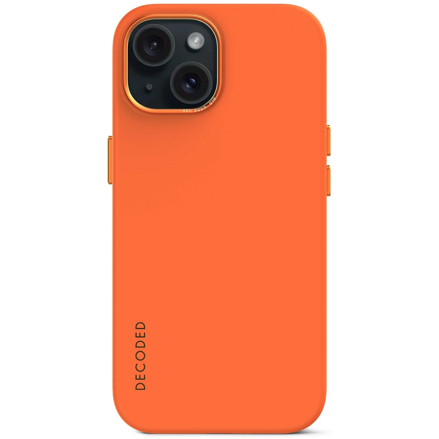 EOL Decoded coque en silicone pour iPhone 15 Plus - Apricot Crush