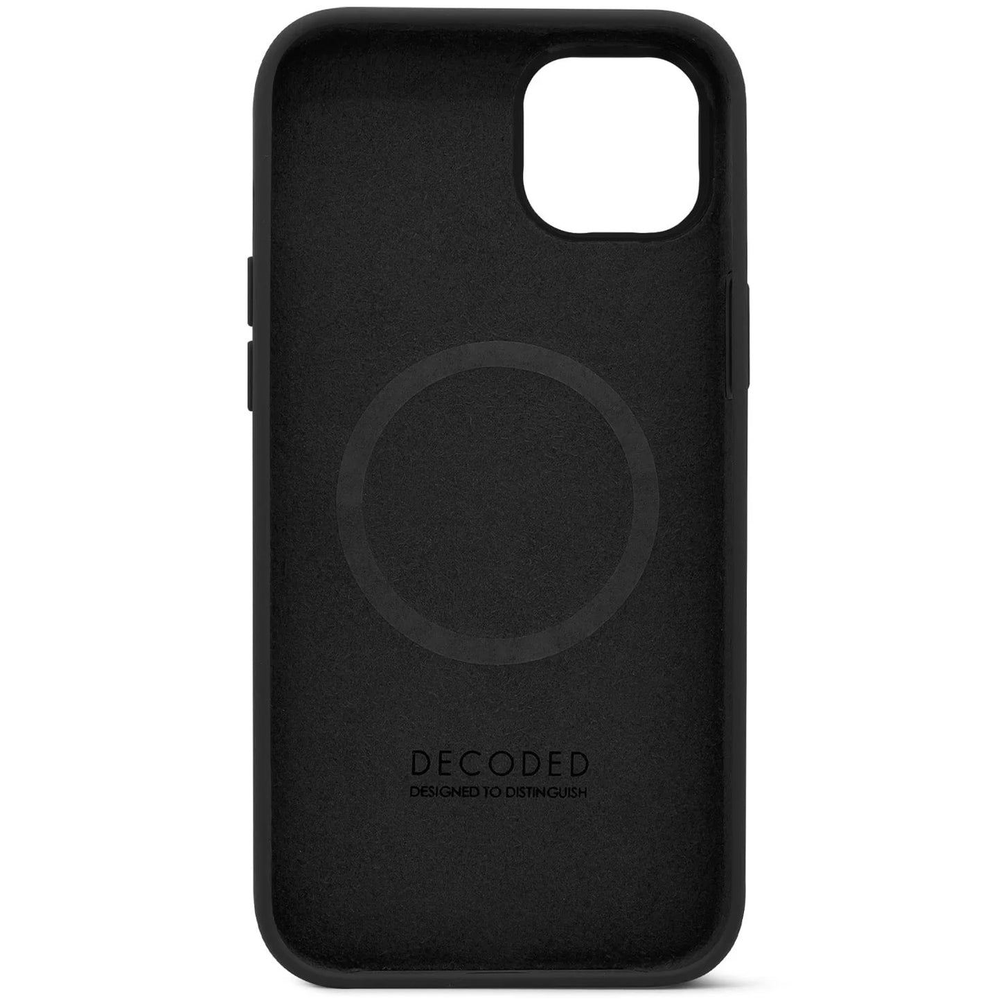 Decoded Antimicrobial Silicone Backcover pour iPhone 14 - Charcoal