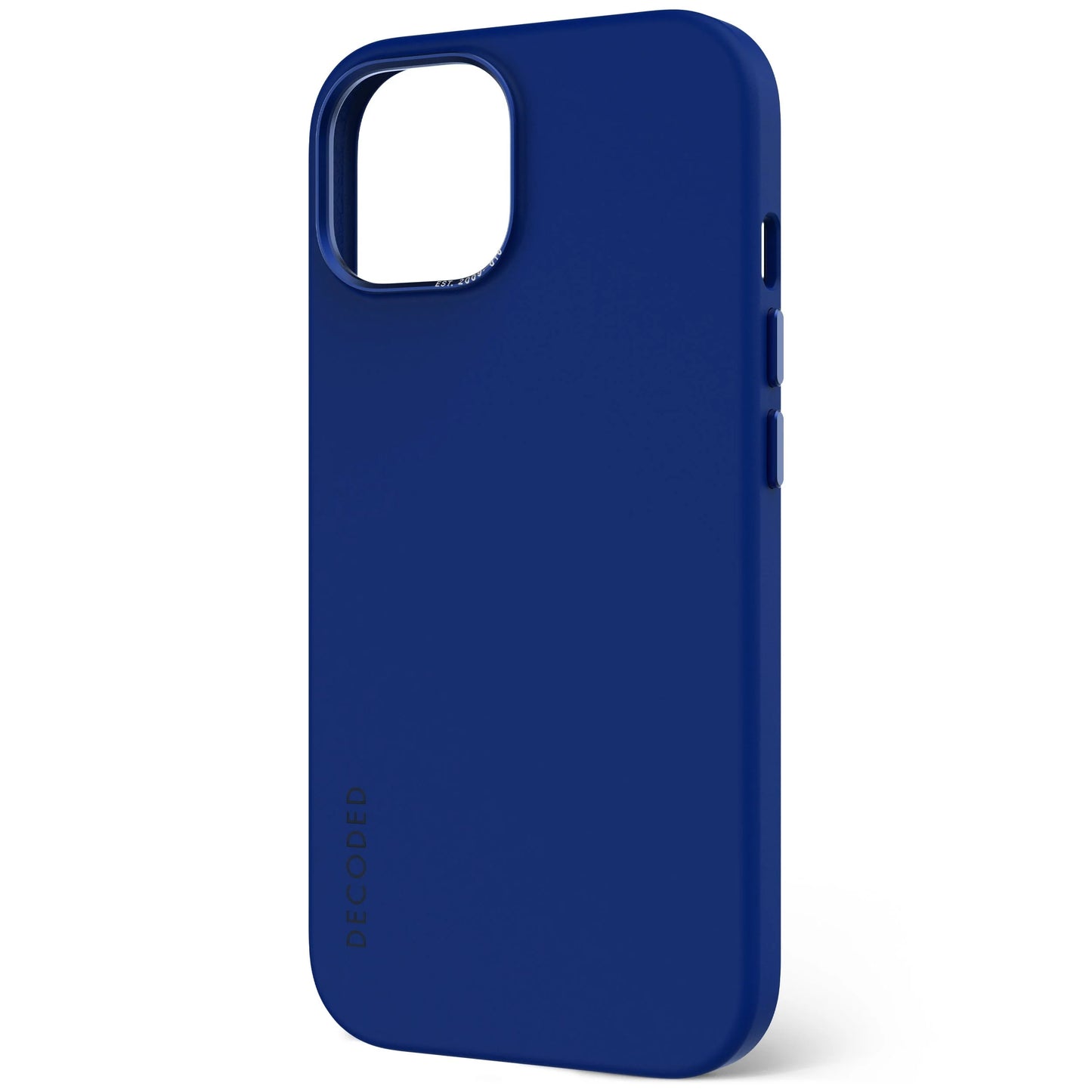 EOL Decoded coque en silicone pour iPhone 15 Plus - Galactic Blue