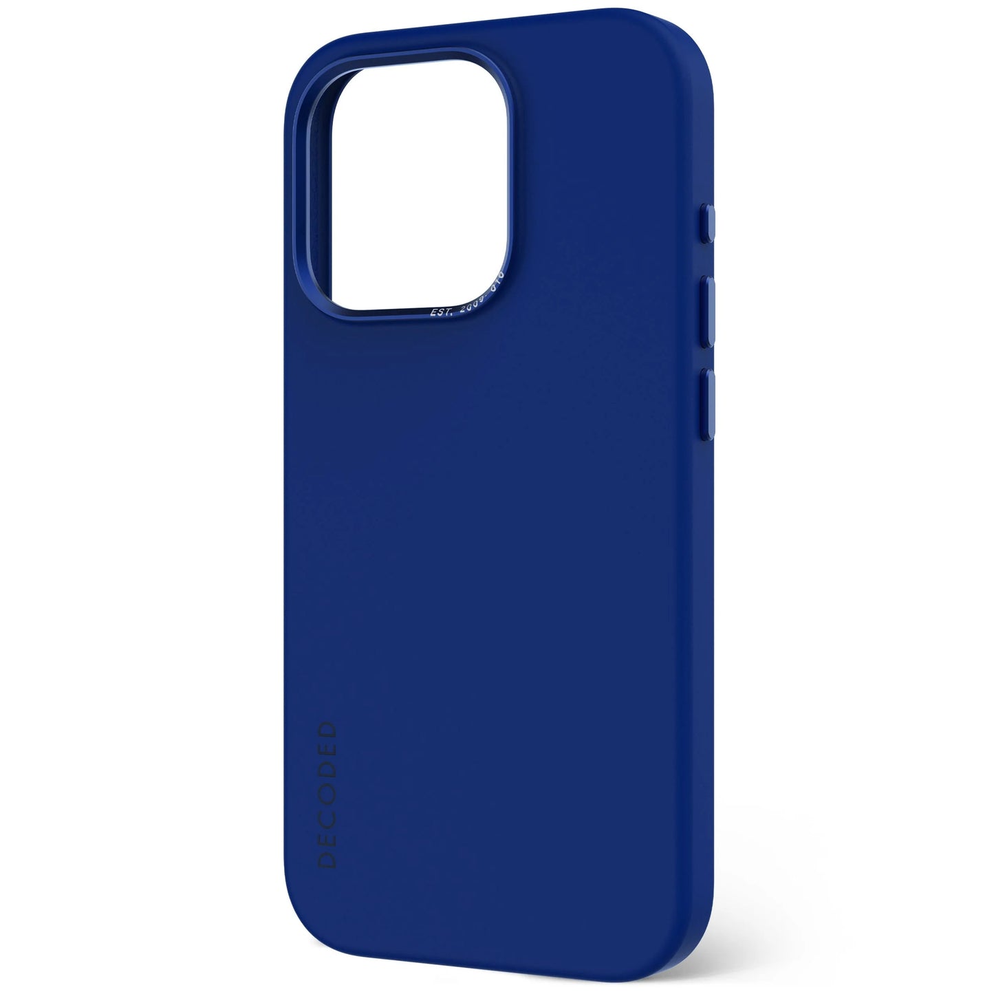 EOL Decoded coque en silicone pour iPhone 15 Pro Max - Galactic Blue