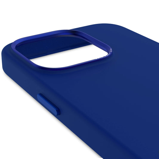 EOL Decoded Siliconenhoesje voor iPhone 15 Pro Max - Galactic Blue