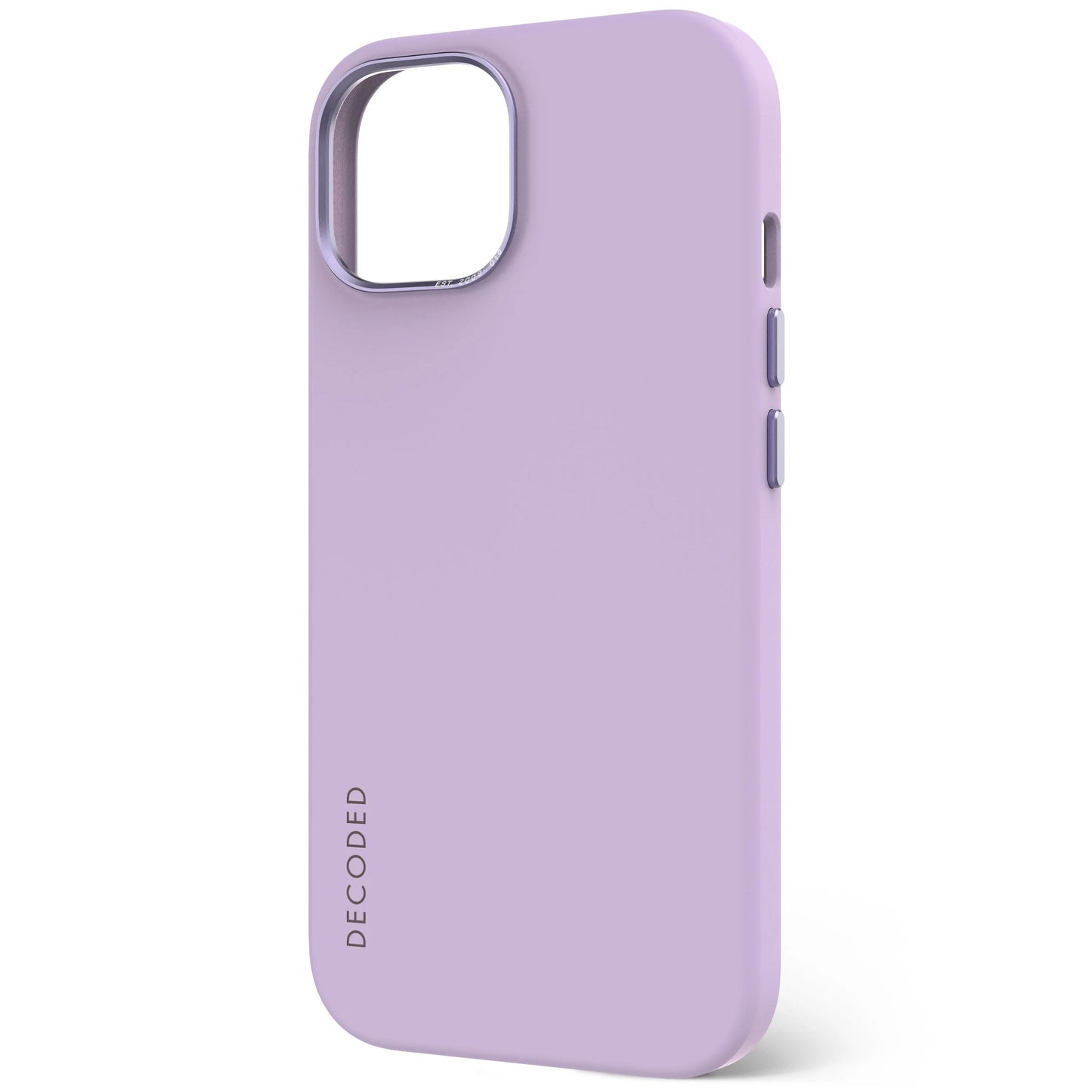 Decoded Siliconenhoesje voor iPhone 15 - Digital Lavender