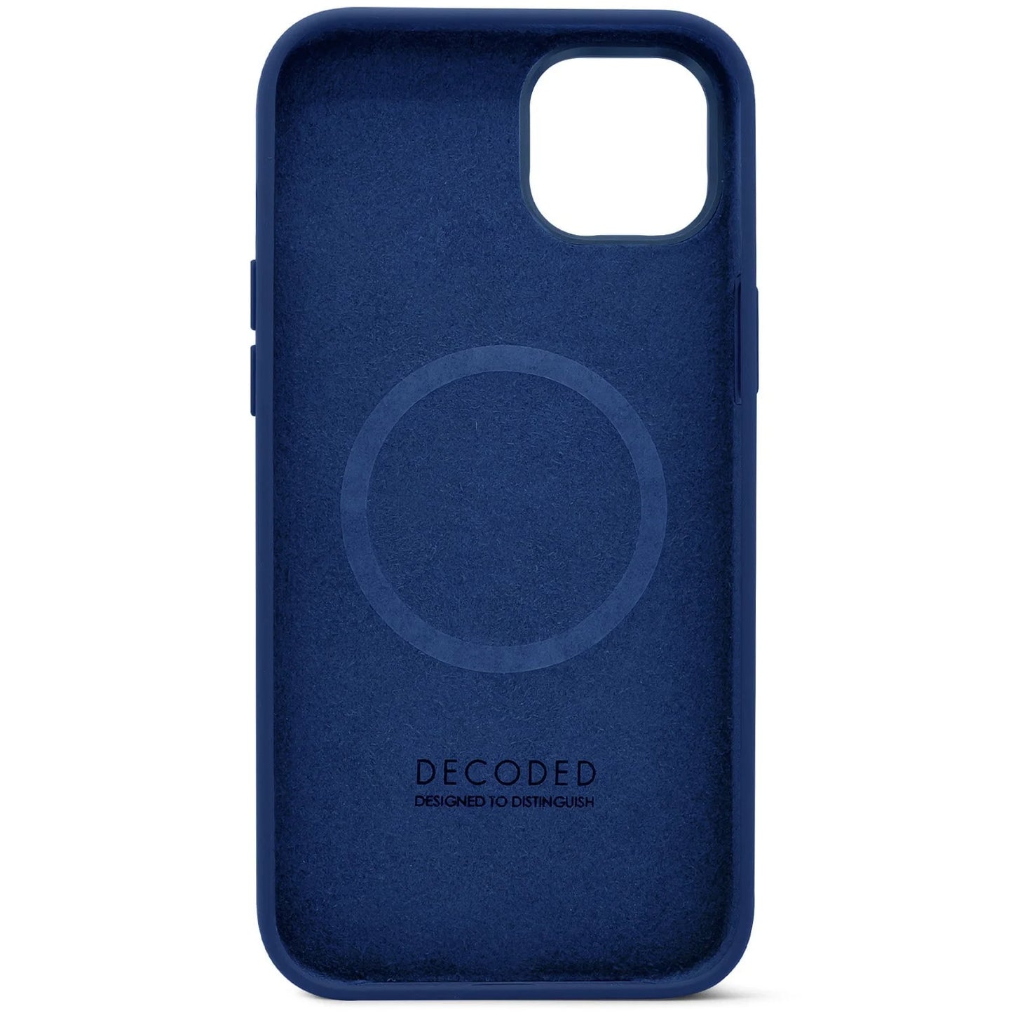 Decoded Antimicrobial Silicone Backcover pour iPhone 14 Plus - Navy Peony