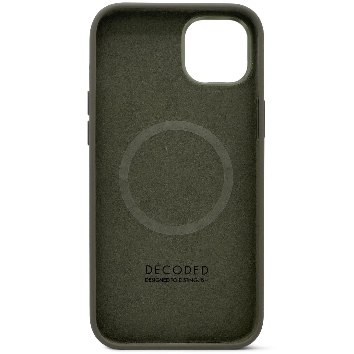 EOL Decoded Antimicrobial Silicone Backcover pour iPhone 14 Plus - Olive