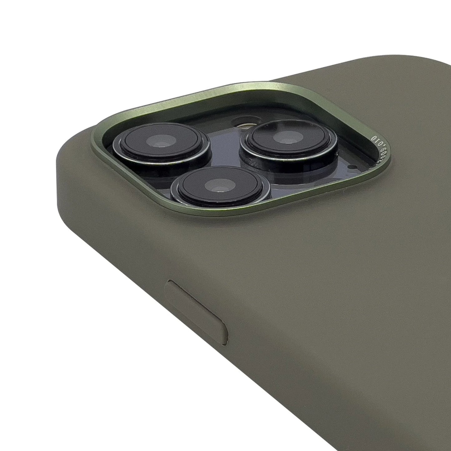 Decoded Antimicrobial Silicone Backcover voor iPhone 14 Pro Max - Olive