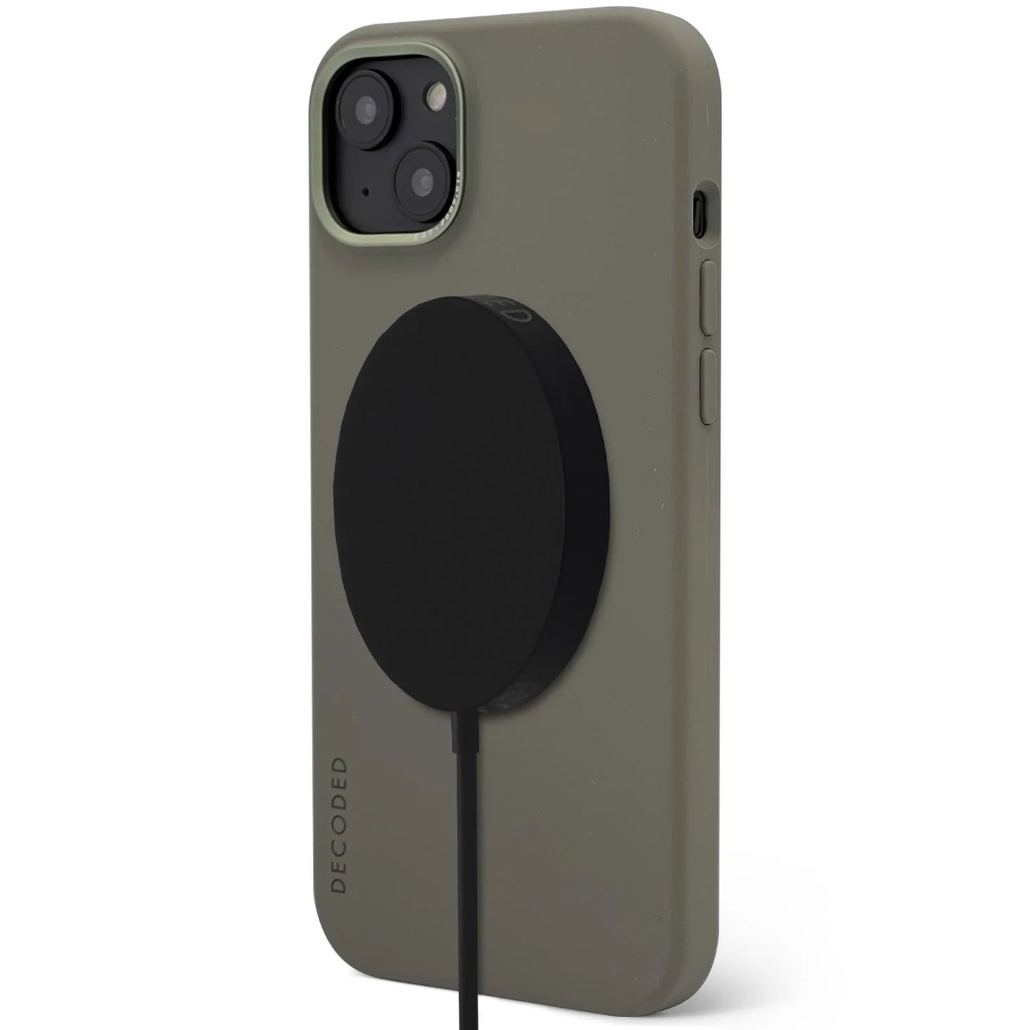 EOL Decoded Antimicrobial Silicone Backcover voor iPhone 14 Plus - Olive