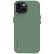 Decoded Siliconenhoesje voor iPhone 15 - Sage Leaf