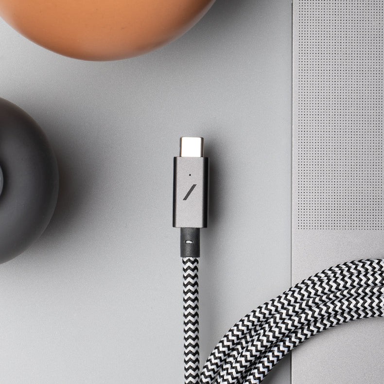 Native Union Belt Pro Câble USB-C vers USB-C - 2,4m - Zebra - 240W