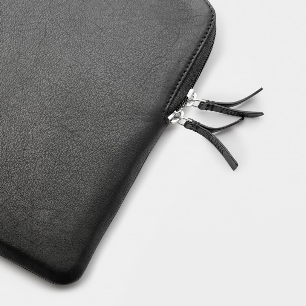 Trunk Housse en cuir pour MacBook 14 pouces - Noir