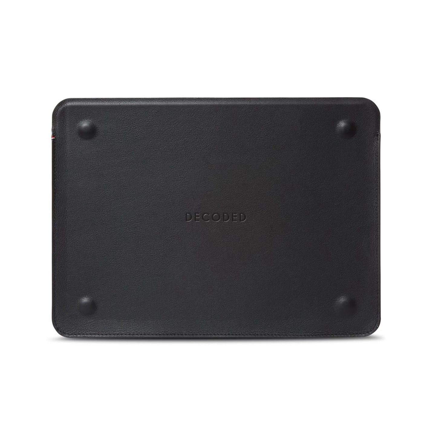 Decoded Frame sleeve en cuir pour MacBook 13-inch - Noir