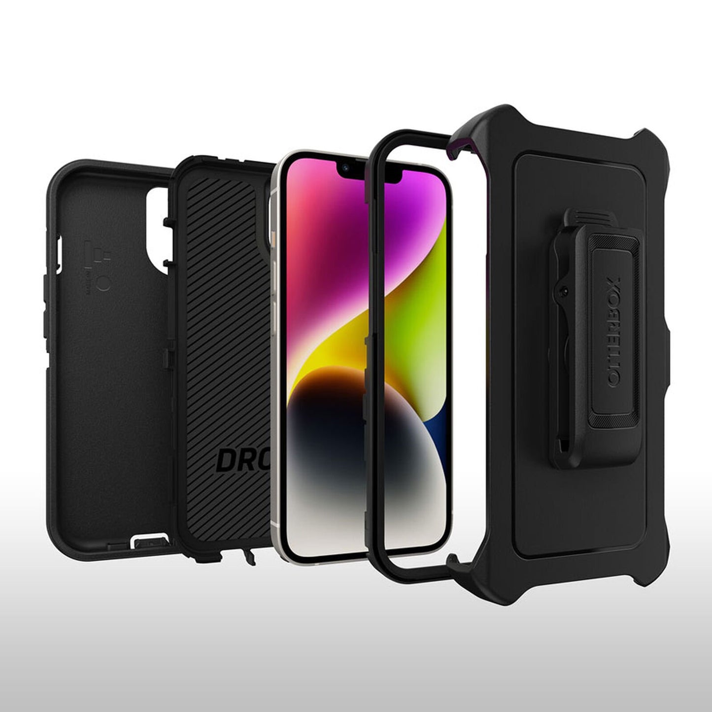 EOL OtterBox Defender hoesje met MagSafe voor iPhone 14/ iPhone 13 - Zwart