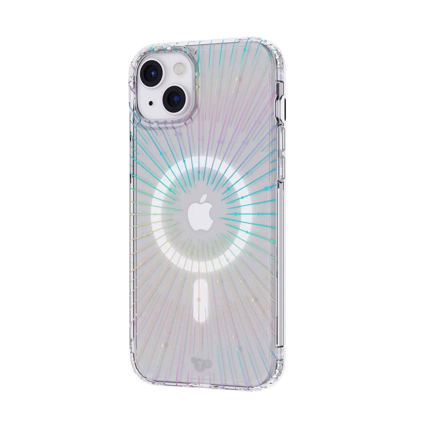 Tech21 Evo Clear hoesje avec MagSafe pour iPhone 15 Plus - Sparkle Solar