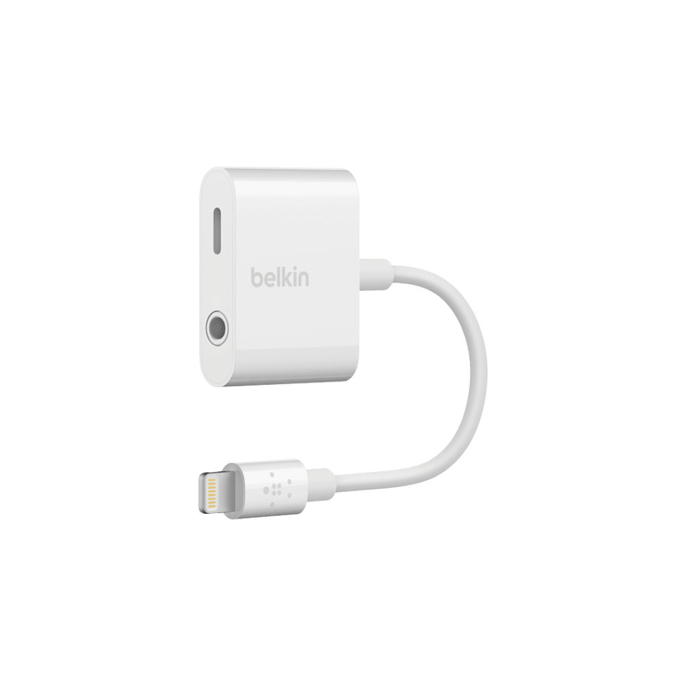 Belkin RockStar | Adaptateur 3,5mm Audio & Charge - Blanc