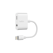 Belkin RockStar | Adaptateur 3,5mm Audio & Charge - Blanc