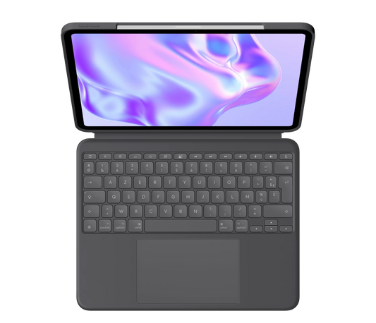 Logitech Combo Touch - Keyboard Case pour iPad Pro 13-inch (M4) - FR (Azerty) - Graphite