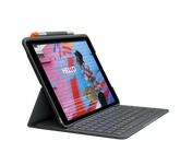 Logitech Slim Folio - Keyboard Case pour iPad 10,2 pouces (7e/8e/9e gén.) - FR (Azerty)