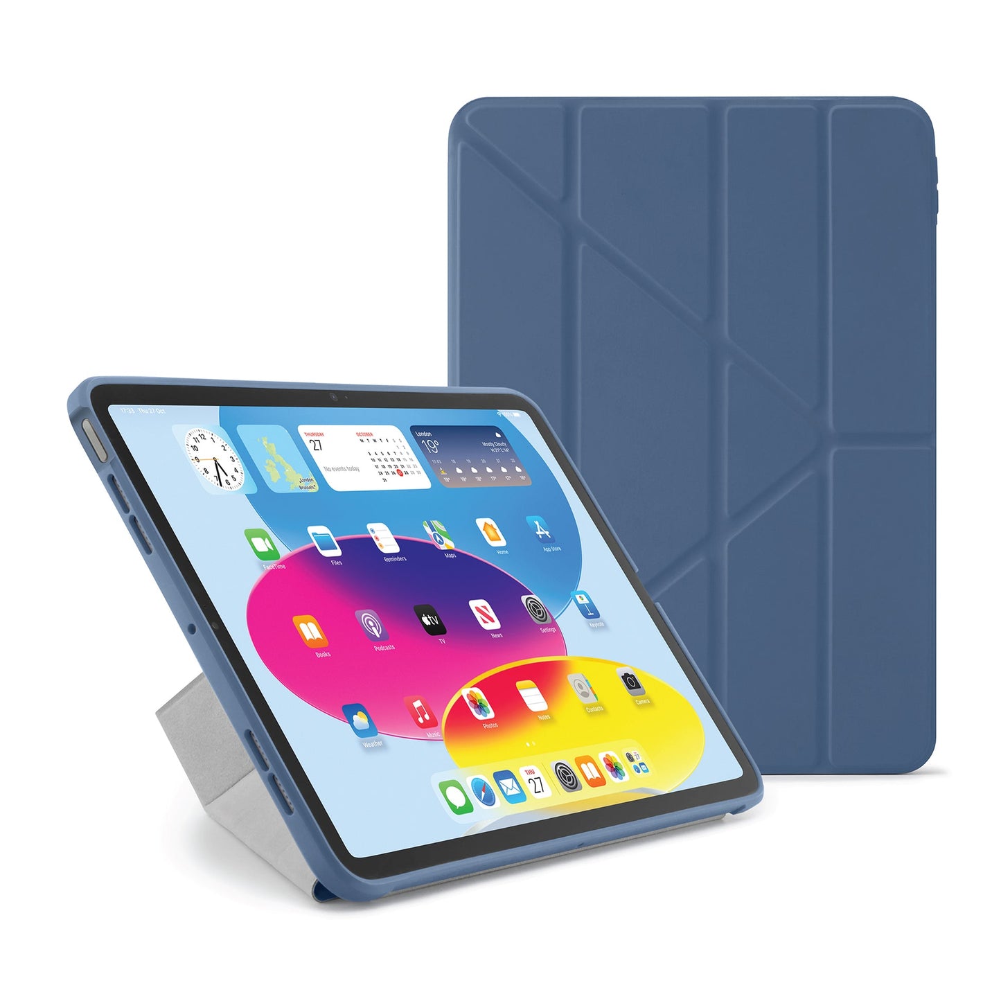 Origami Case pour iPad (10e gén.) - Bleu marine