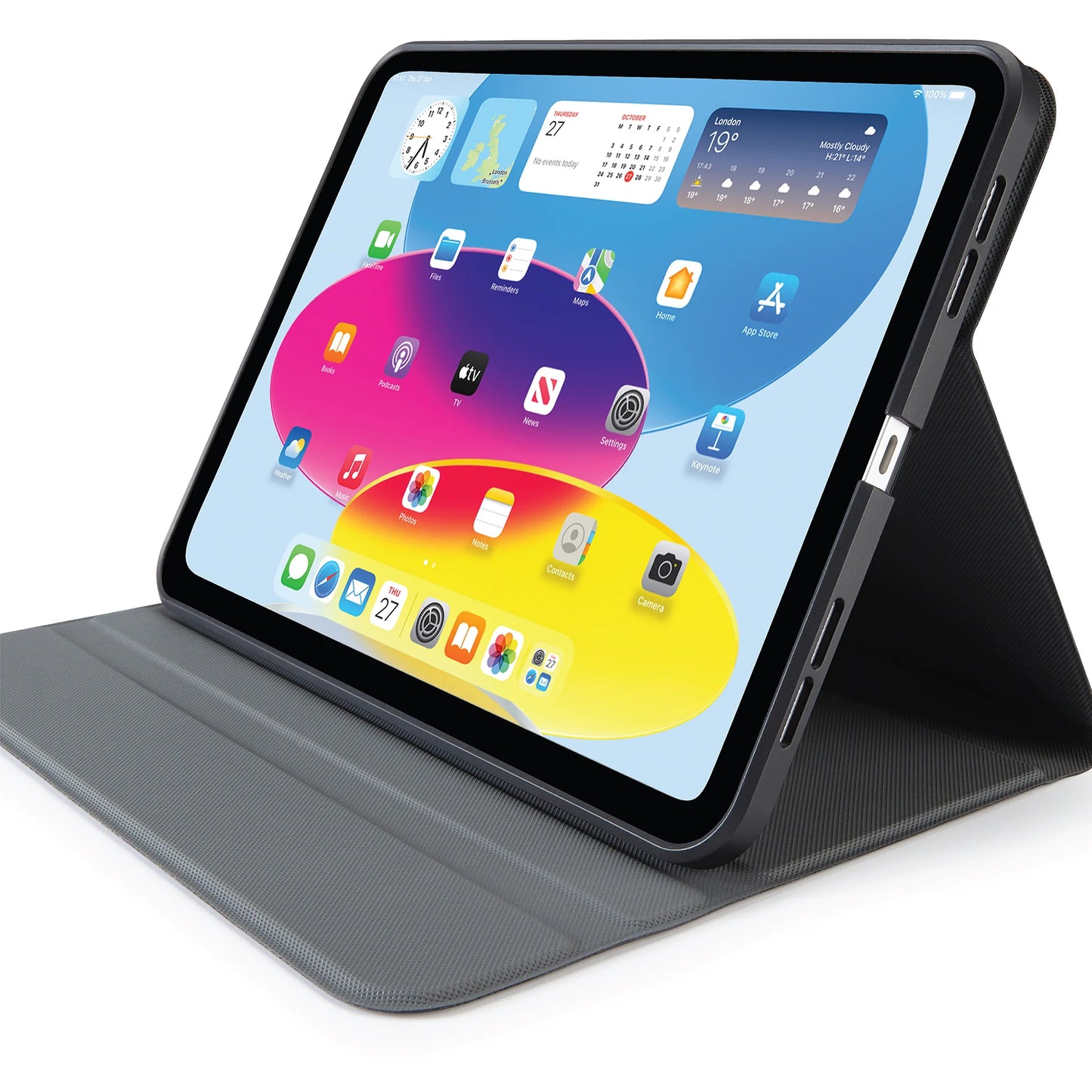 Pipetto Rotating Folio pour iPad (10e gén.) - Noir