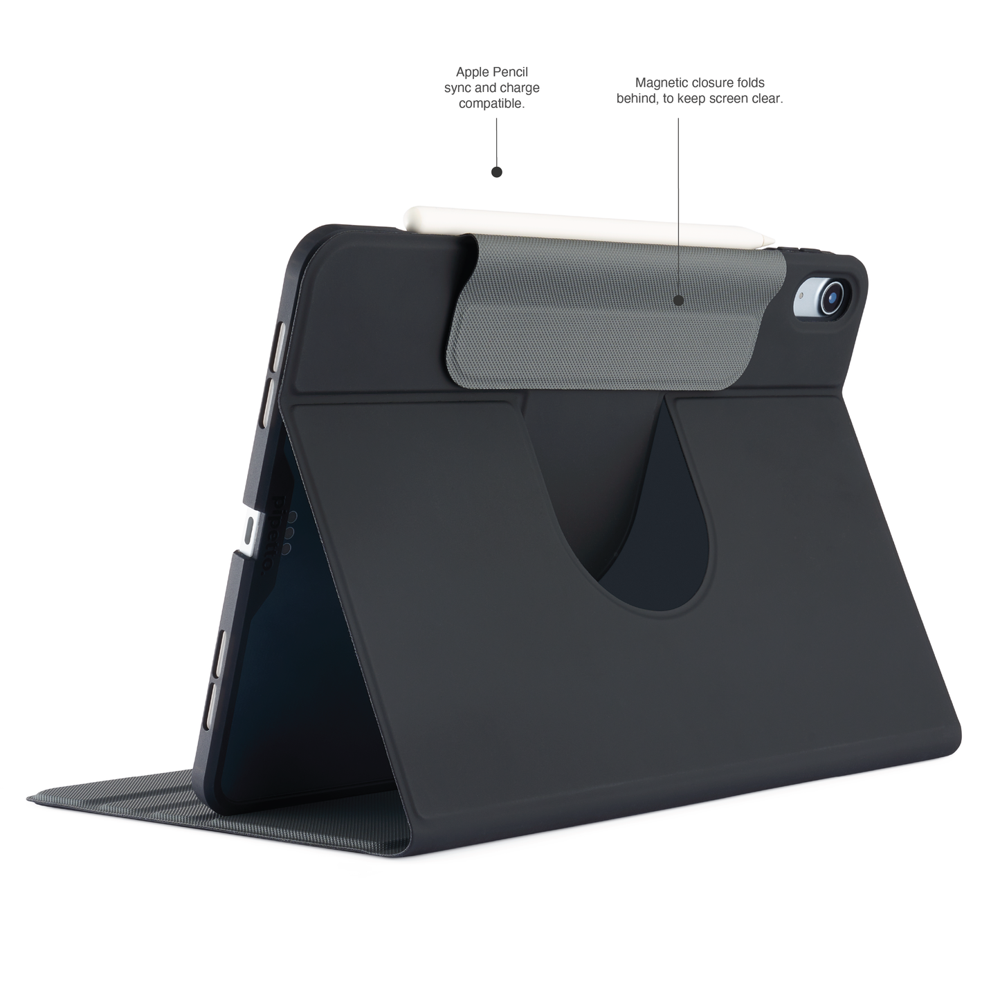 Pipetto Rotating Folio Case pour iPad Air 13-inch (2024) - Noir