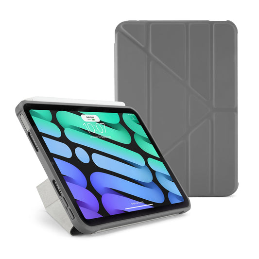 Pipetto Origami Case pour iPad mini 8,3 pouces (6e gén.) - Gris Foncé