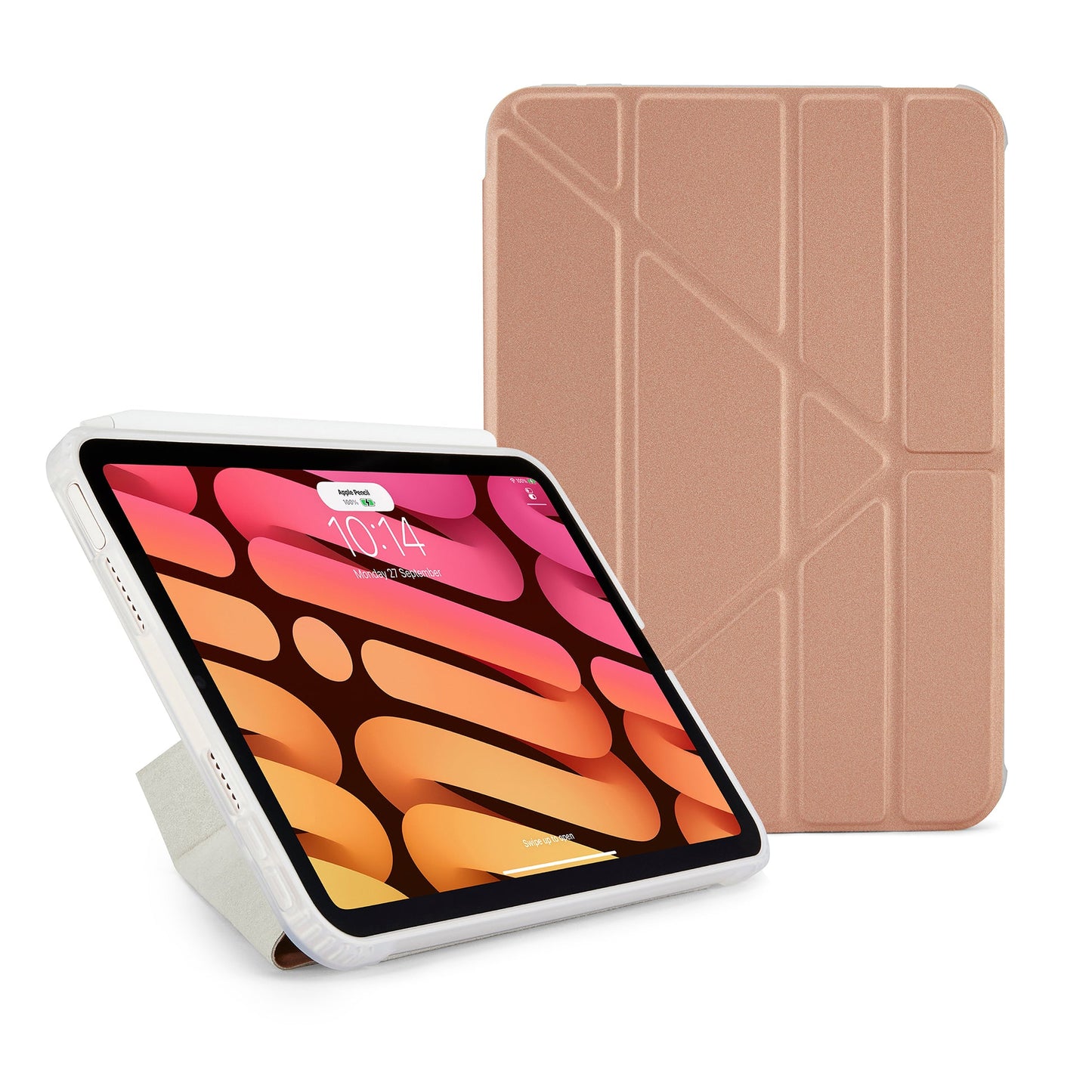 Pipetto Origami Case pour iPad mini 8,3-inch (6e gen.) - Or rosé