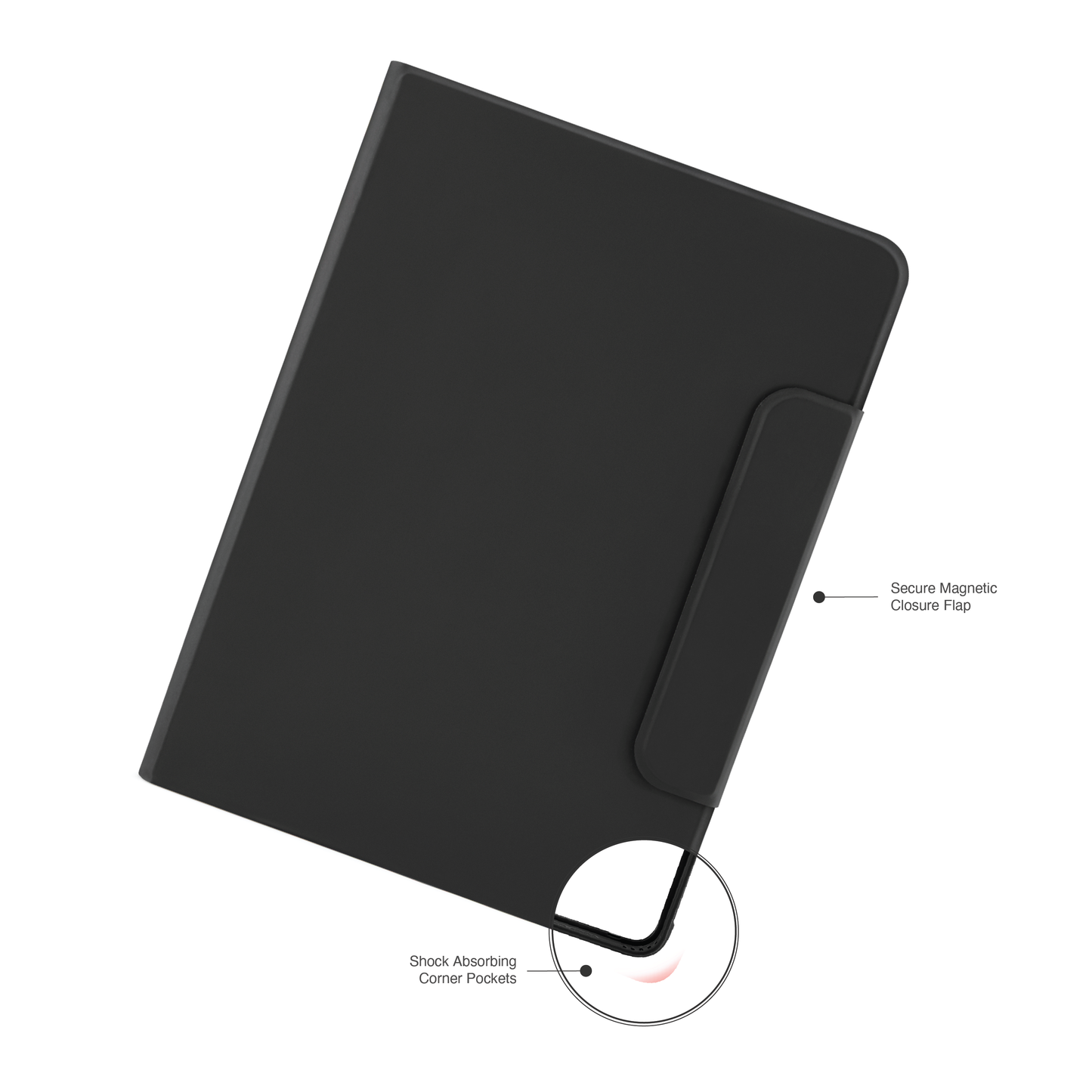 Pipetto Rotating Folio Case pour iPad Pro 11 pouces (M4) - Noir