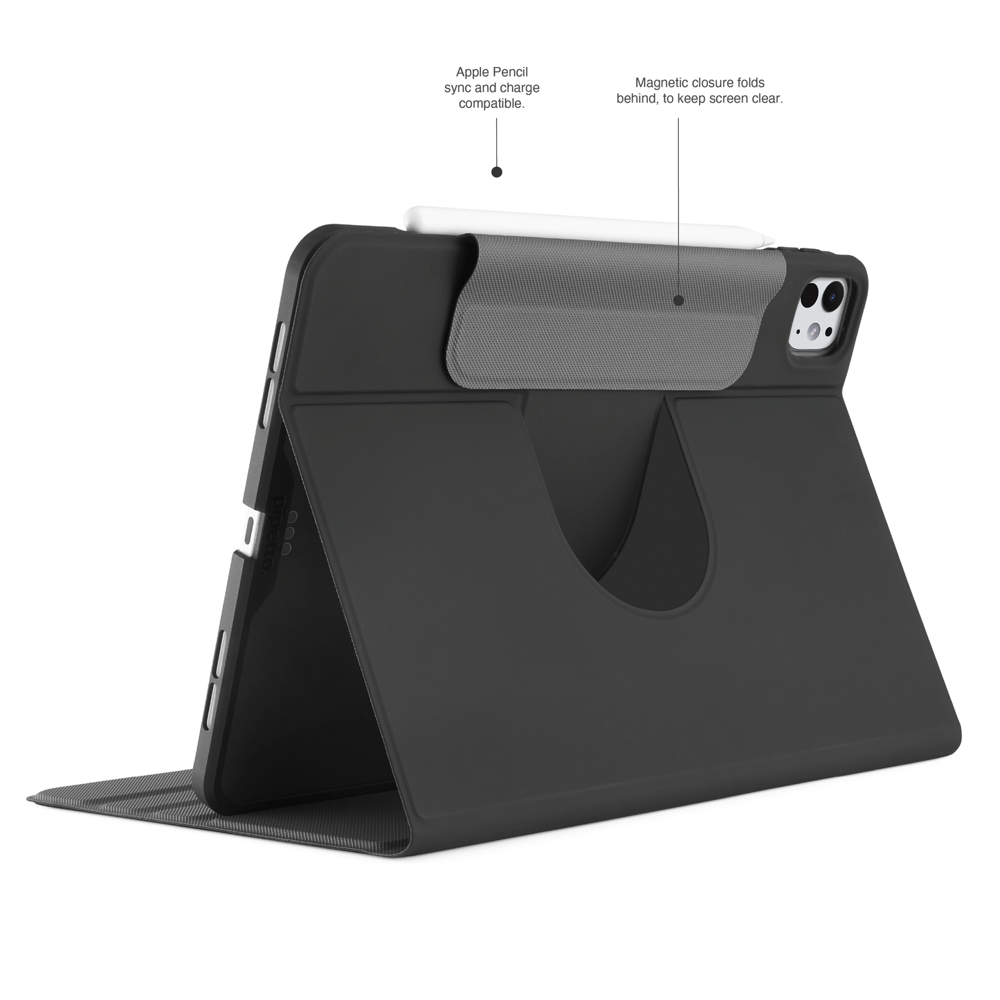 Pipetto Rotating Folio Case pour iPad Pro 13 pouces (M4) - Noir