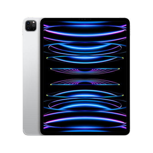 EOL 2022 12,9‑inch iPad Pro, Wi-Fi + Cellular, 256 GB, zilver (6e generatie)