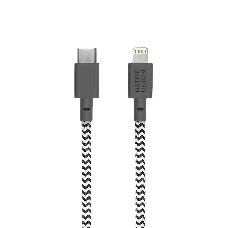 Belt XL Câble USB-C vers Lightning - 3m - Zebra