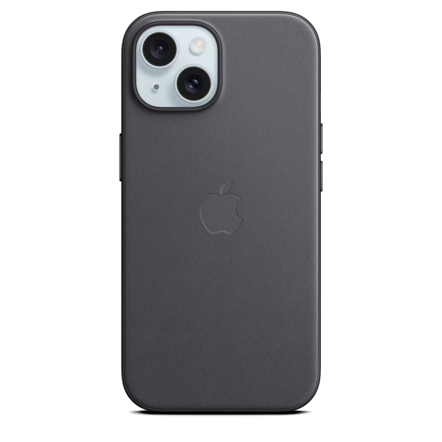 Coque en tissage fin avec MagSafe pour iPhone 15 - Noir