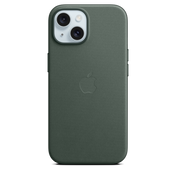 FineWoven hoesje met MagSafe voor iPhone 15 - Evergreen