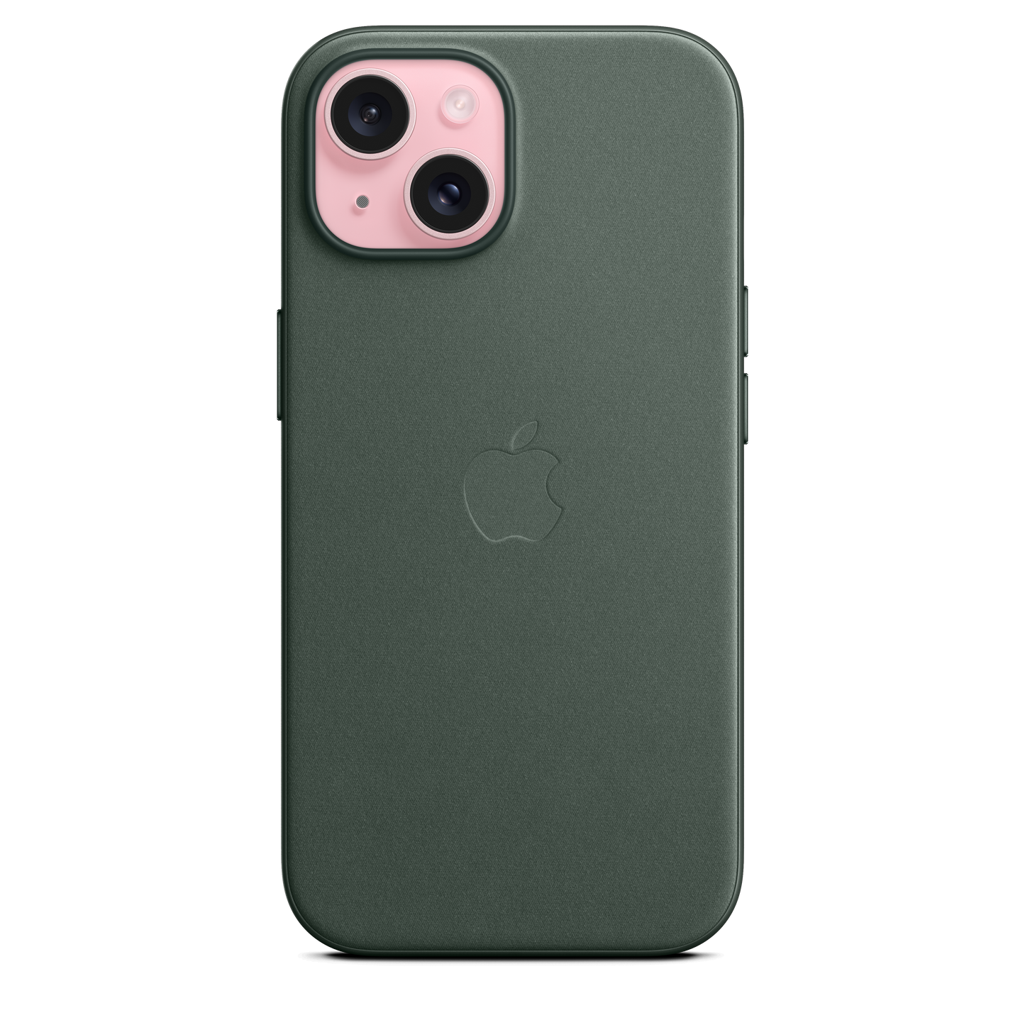 Coque en tissage fin avec MagSafe pour iPhone 15 - Chêne vert