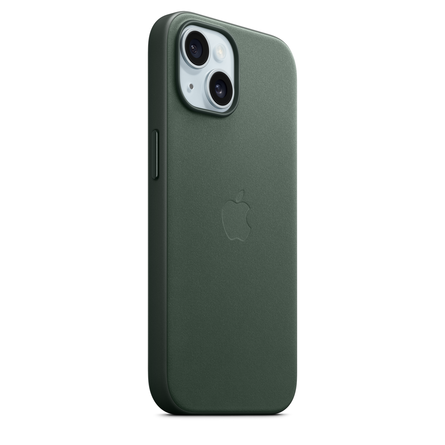 Coque en tissage fin avec MagSafe pour iPhone 15 - Chêne vert