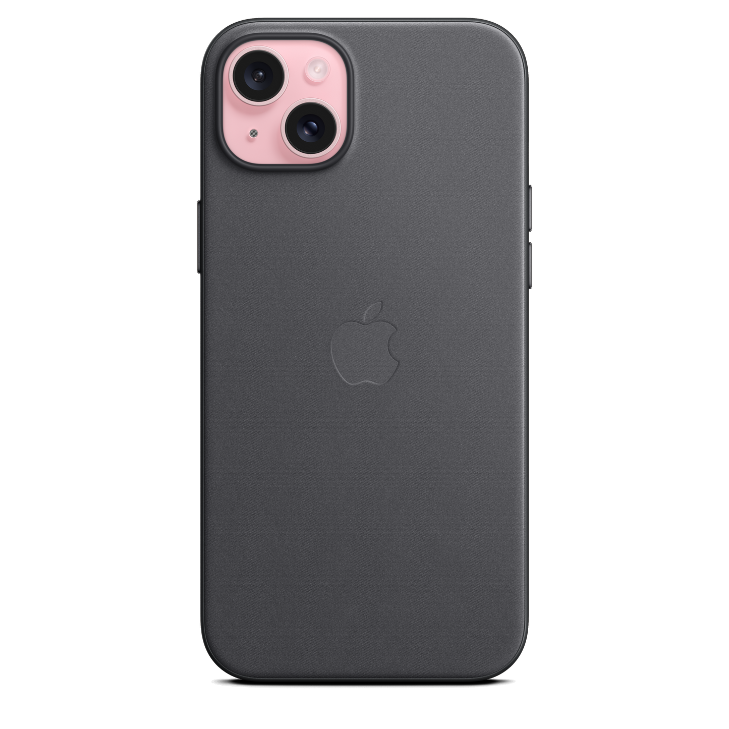 Coque en tissage fin avec MagSafe pour iPhone 15 Plus - Noir