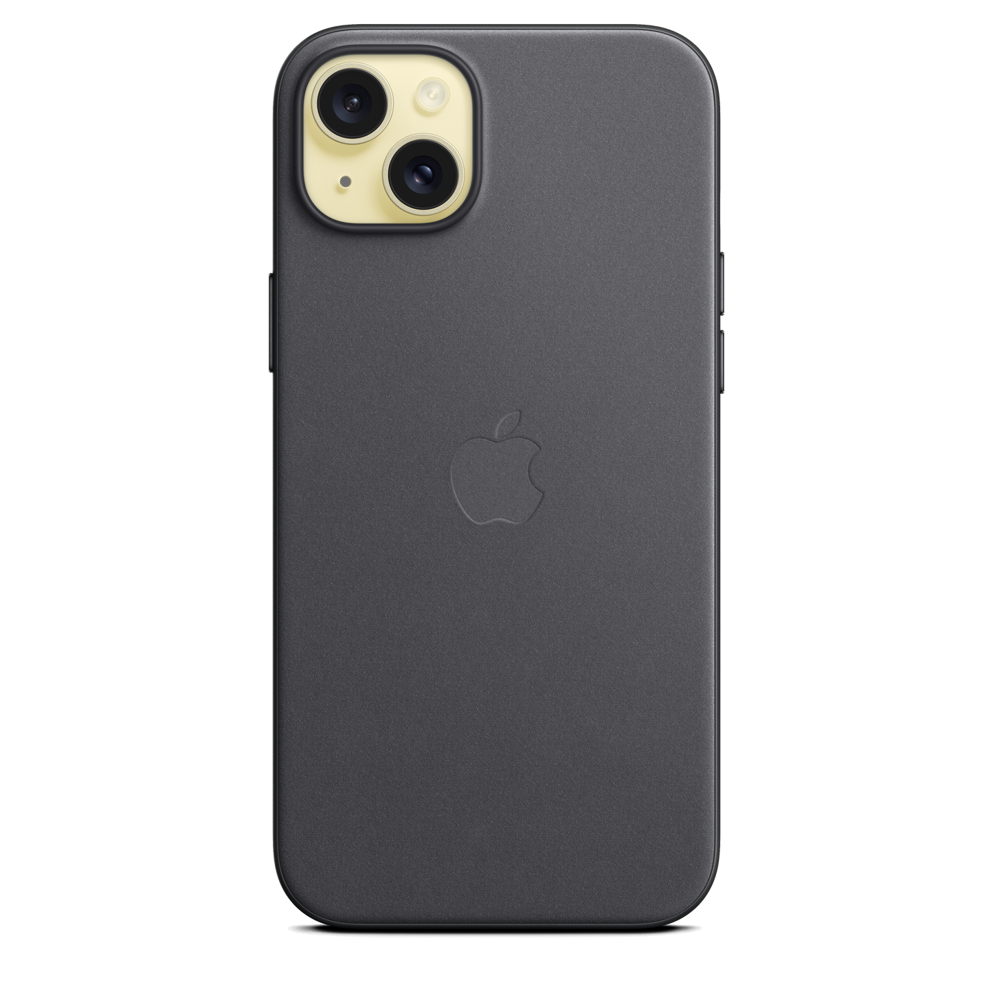 Coque en tissage fin avec MagSafe pour iPhone 15 Plus - Noir