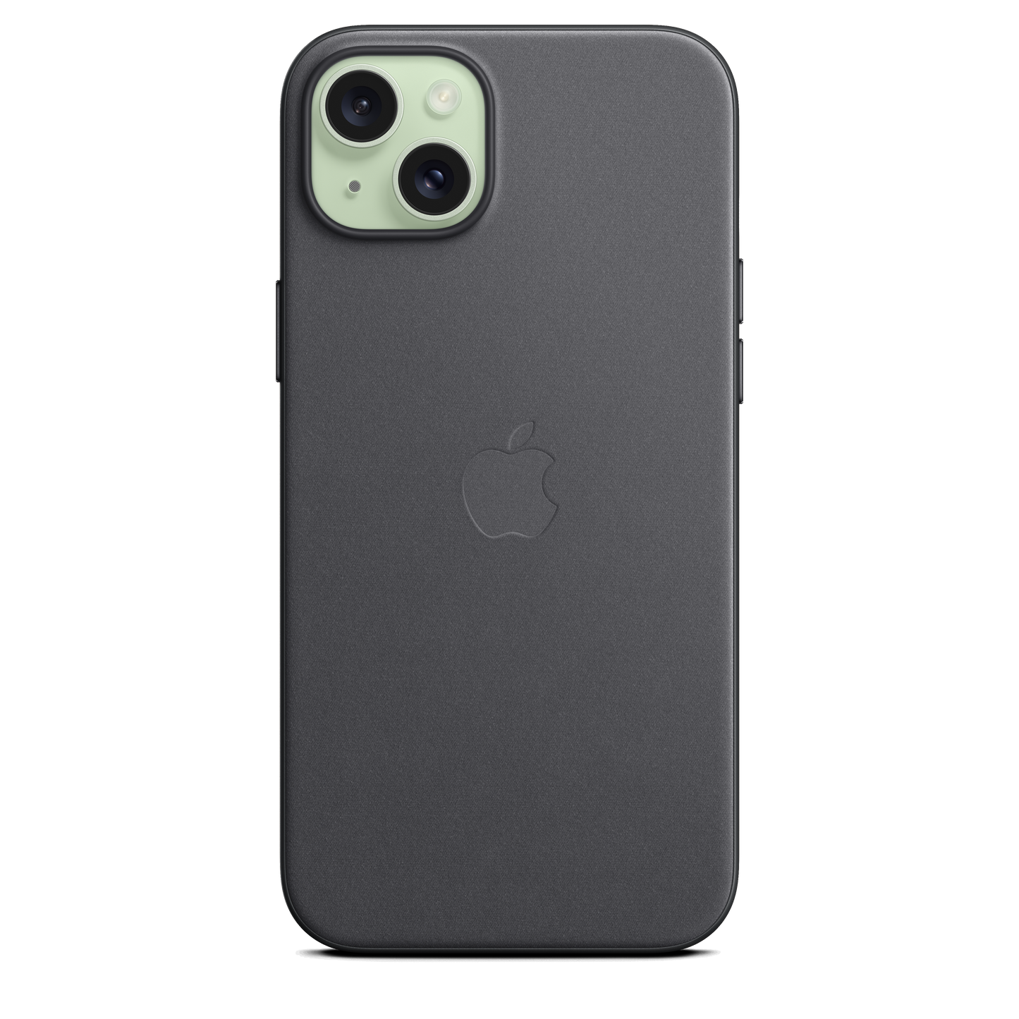 Coque en tissage fin avec MagSafe pour iPhone 15 Plus - Noir