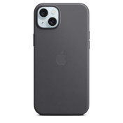 Coque en tissage fin avec MagSafe pour iPhone 15 Plus - Noir