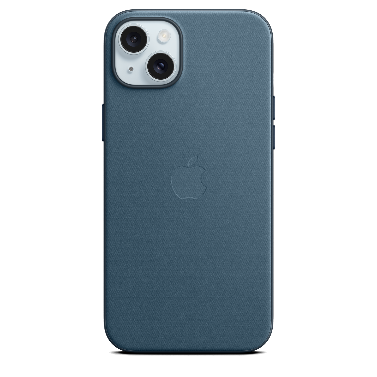 Coque en tissage fin avec MagSafe pour iPhone 15 Plus - Bleu Pacifique