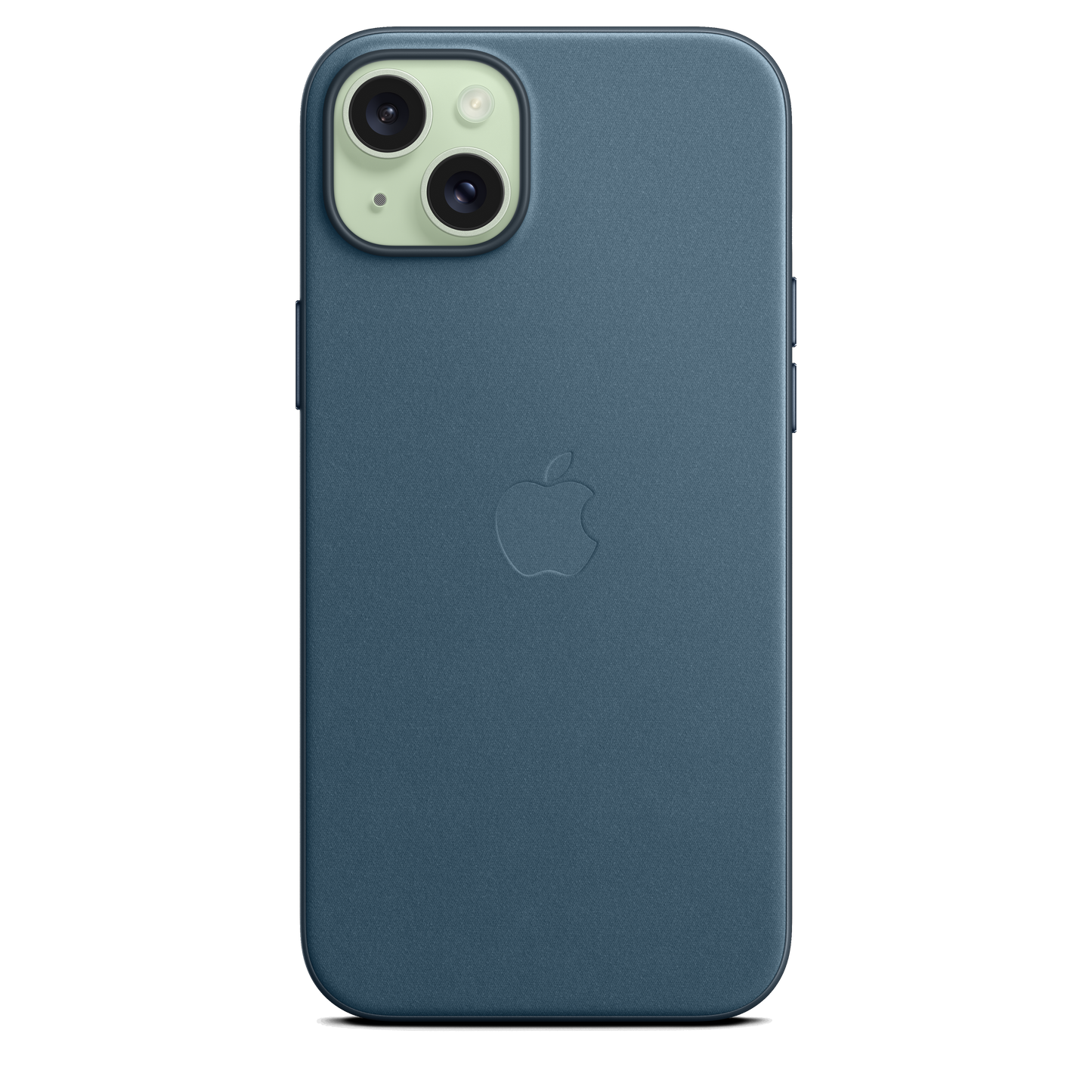 Coque en tissage fin avec MagSafe pour iPhone 15 Plus - Bleu Pacifique