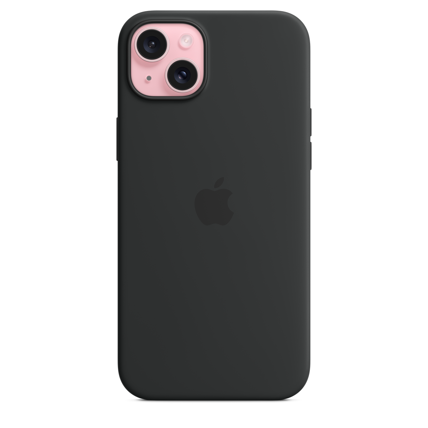 EOL Coque en silicone avec MagSafe pour iPhone 15 Plus - Noir