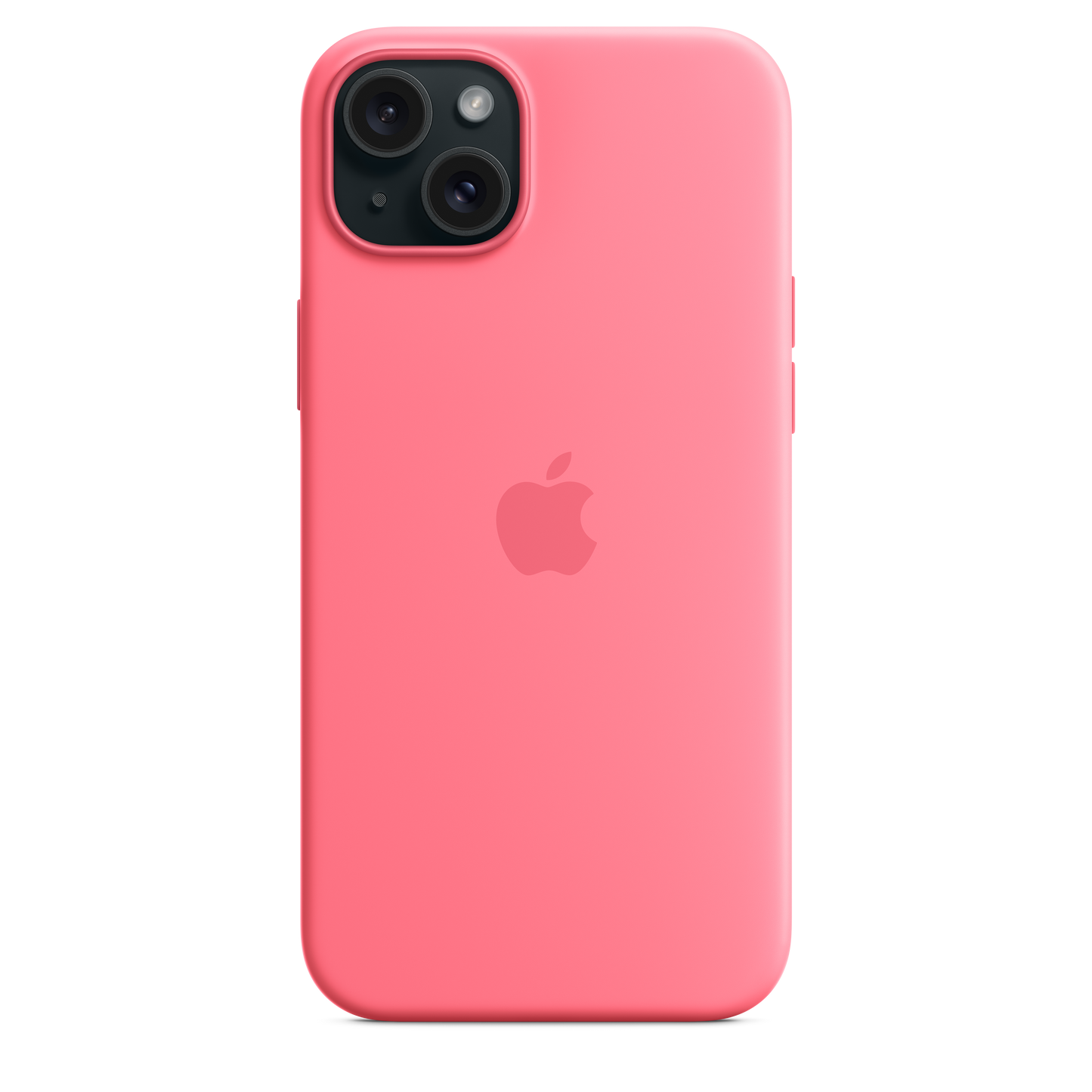 Coque en silicone avec MagSafe pour iPhone 15 Plus - Rose