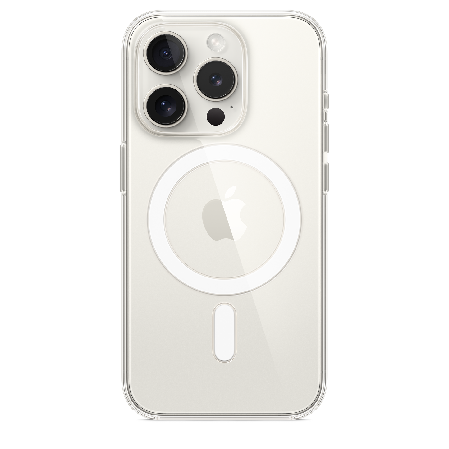 Doorzichtig hoesje met MagSafe voor iPhone 15 Pro