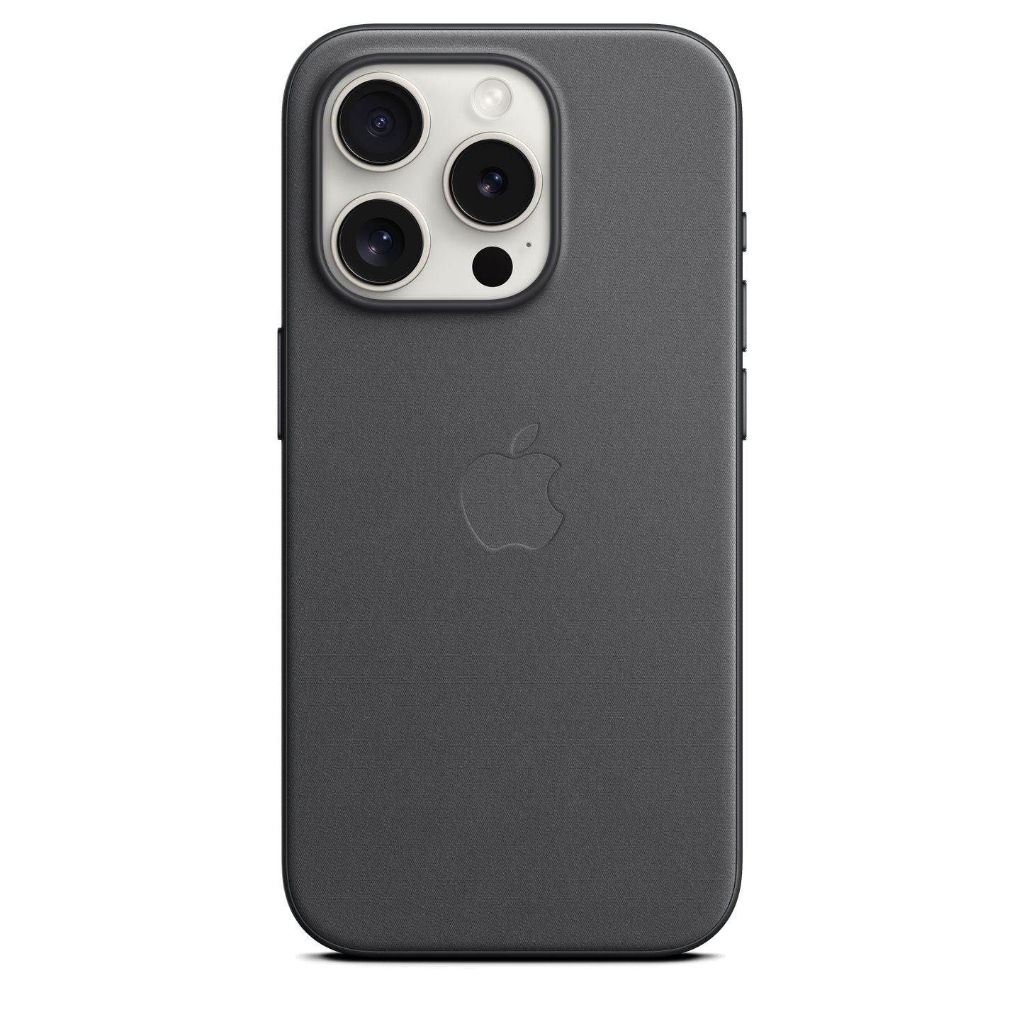 Coque en tissage fin avec MagSafe pour iPhone 15 Pro - Noir