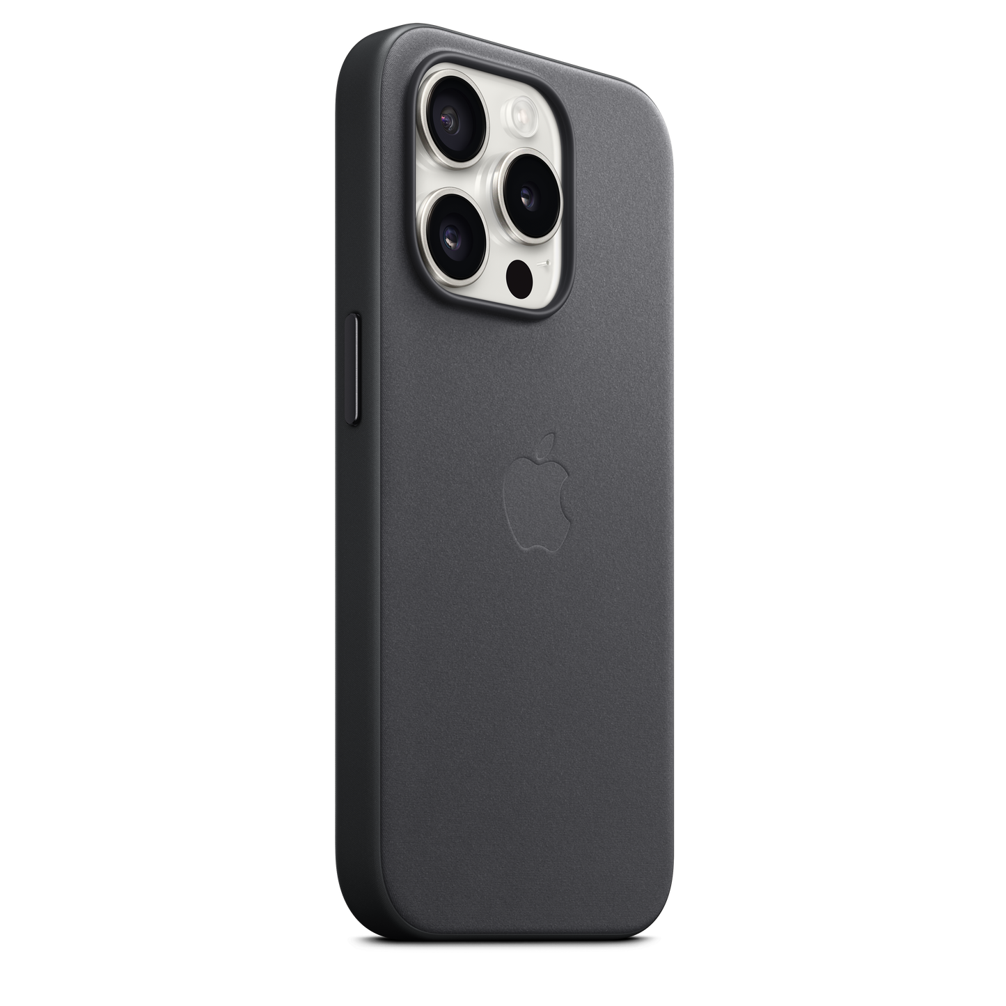 Coque en tissage fin avec MagSafe pour iPhone 15 Pro - Noir