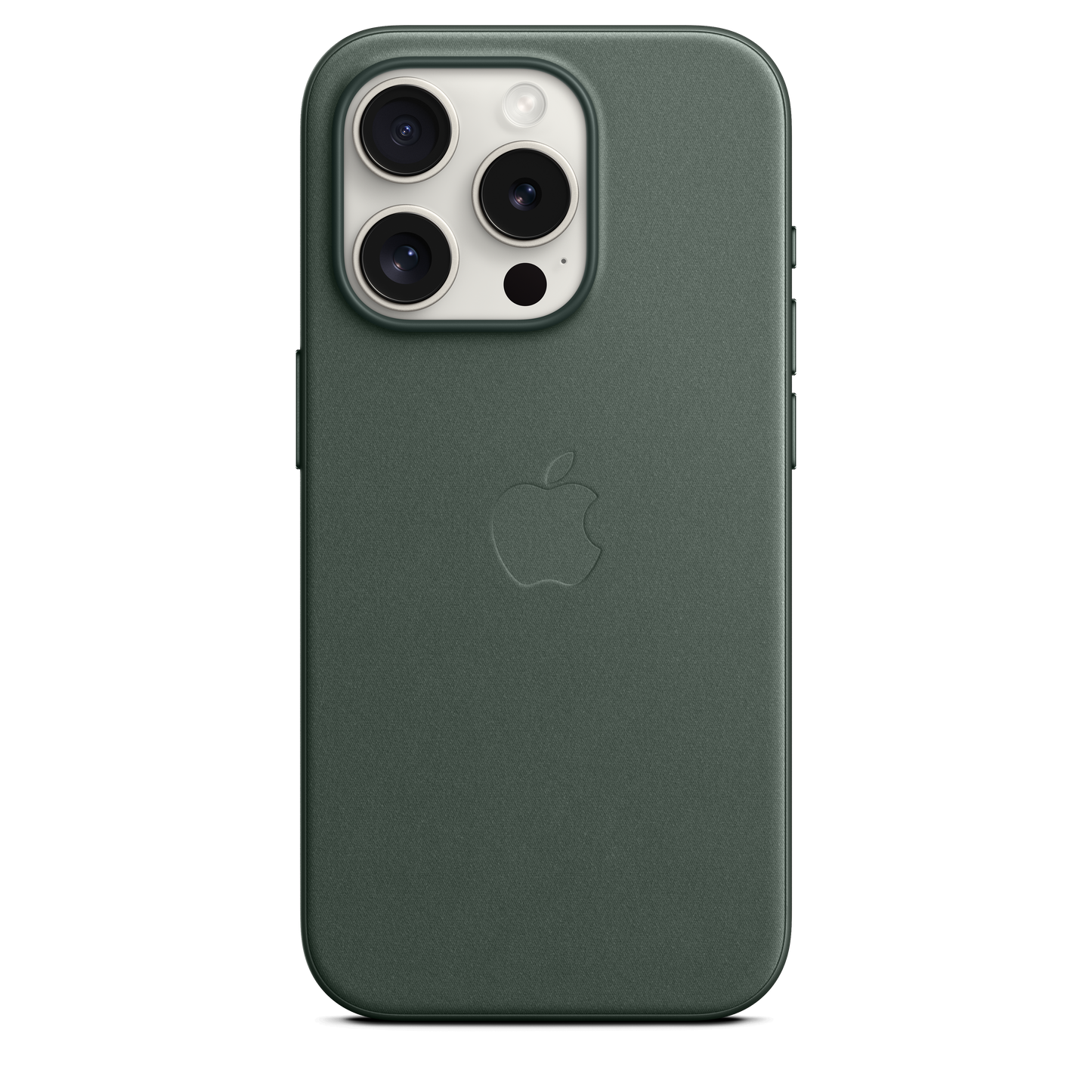 Coque en tissage fin avec MagSafe pour iPhone 15 Pro - Chêne vert