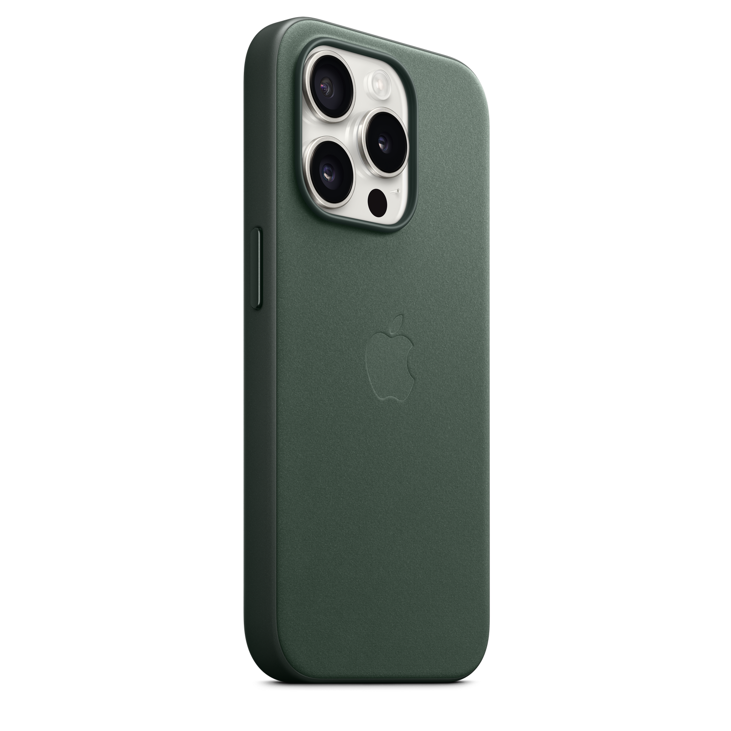 Coque en tissage fin avec MagSafe pour iPhone 15 Pro - Chêne vert